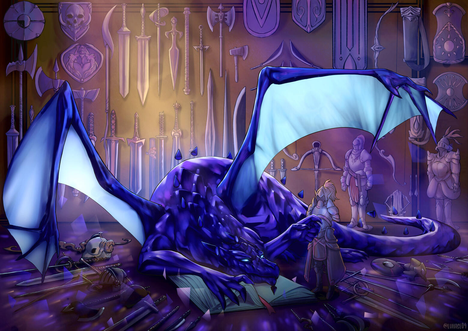 sapphire dragon of a dnd campaing