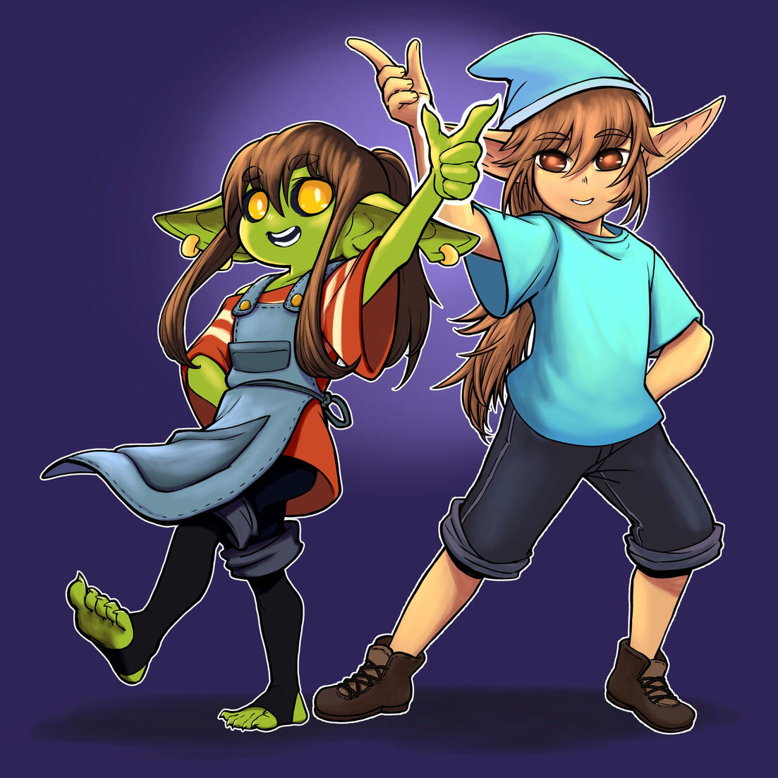 My partner and mine Oc together as a duo